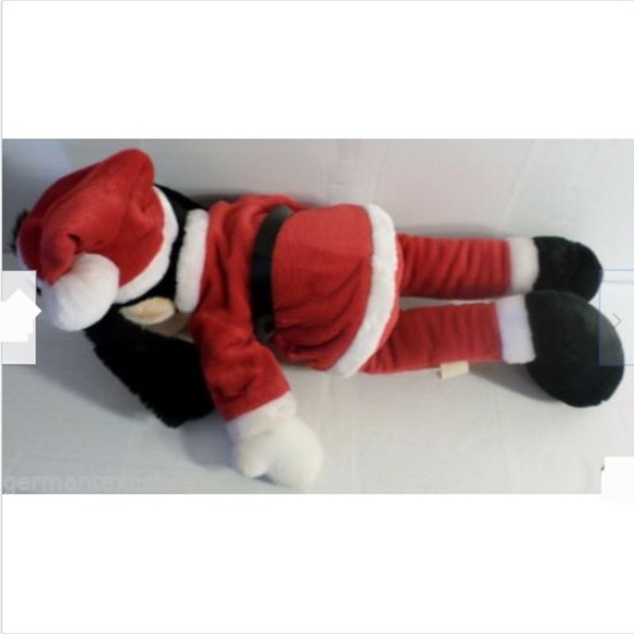 Disney GOOFY plush stuffed in Santa Costume 18-in - Picture 4 of 12